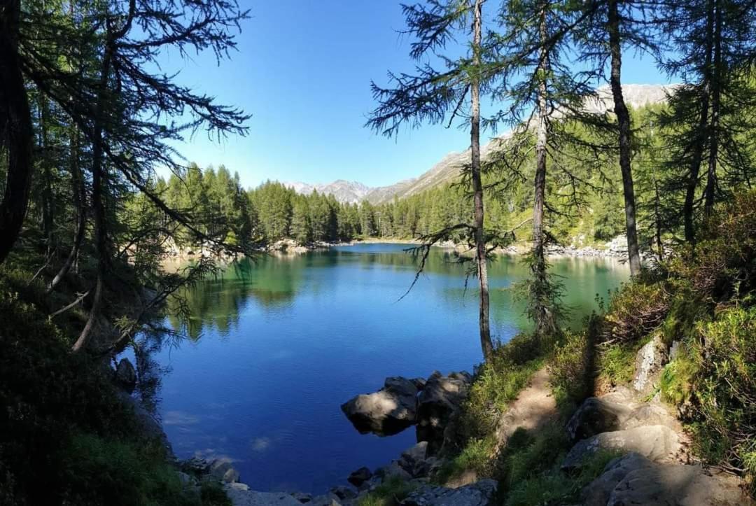 Mansarda Vista Lago A Campodolcino Bagian luar foto