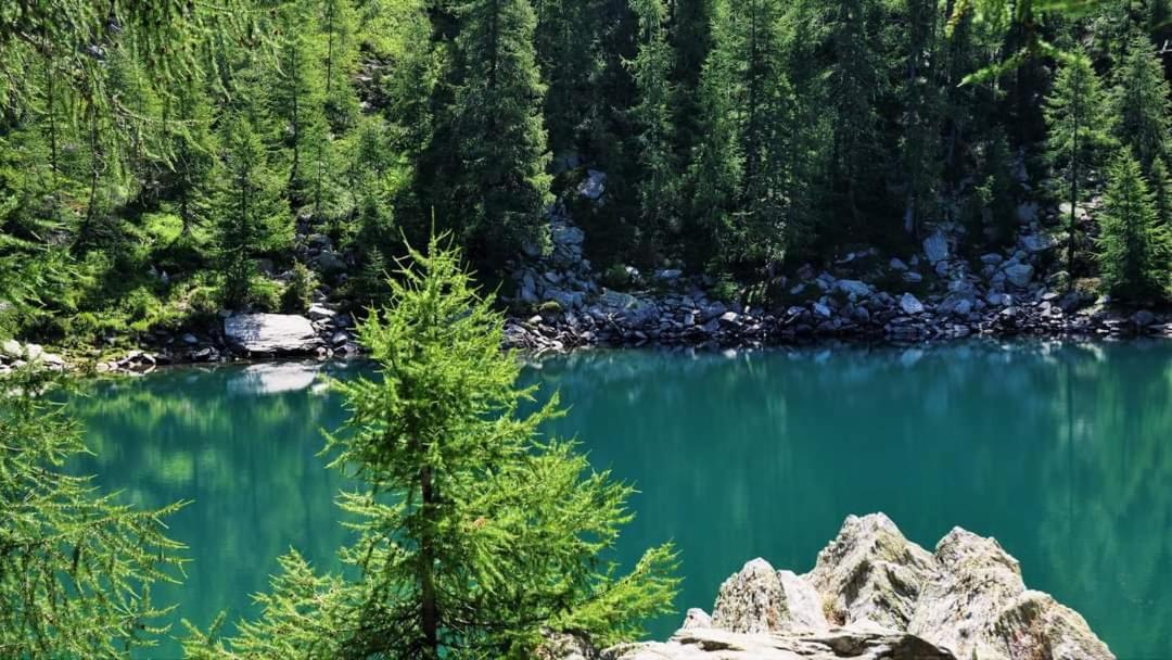 Mansarda Vista Lago A Campodolcino Bagian luar foto